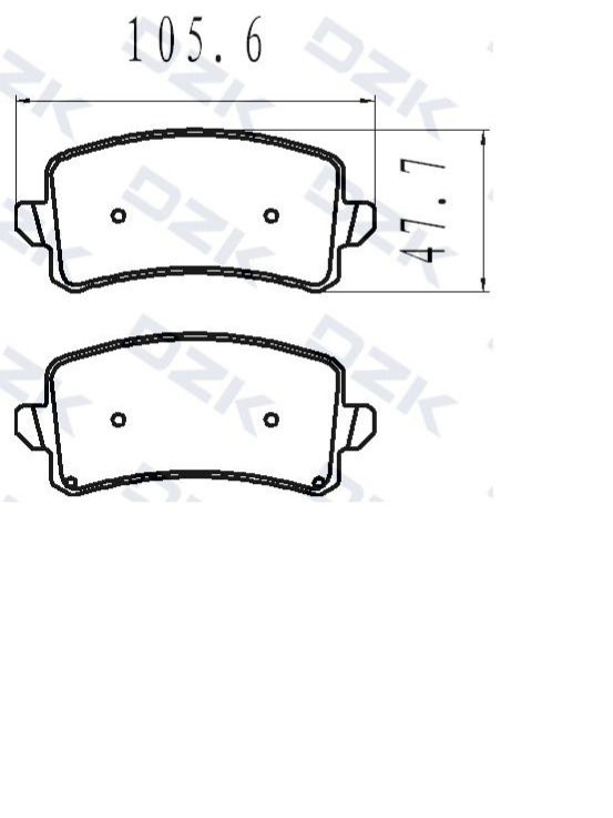 HAVAL Jolion 4wd/H6/H3 2wd. Задние КЕРАМИЧЕСКИЕ тормозные колодки. 3502116XGW02A/3502735XGW01A/3502223XGW02A - Фото 1