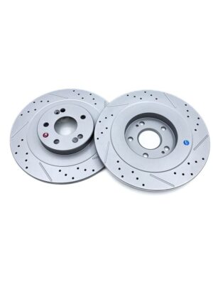 CHERY TIGGO 7 PRO/MAX/PLUS, EXEED LX. Задние перфорированные/слотированные тормозные диски (комплект) 204000479AA/204001641AA/204005567AA - Миниатюра 1
