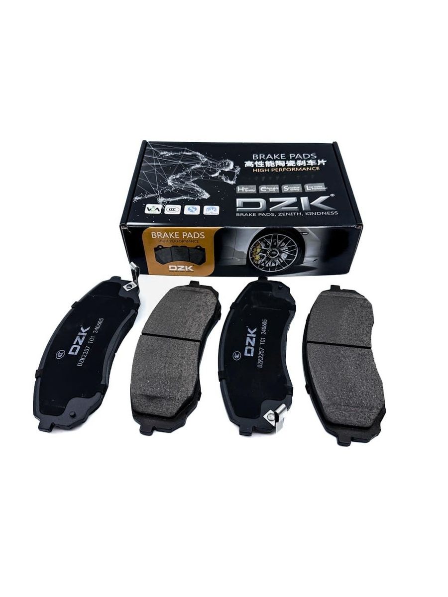 GAC GS3. Передние КЕРАМИЧЕСКИЕ тормозные колодки. DZK3175. 8830008СRV0000 - Миниатюра 1